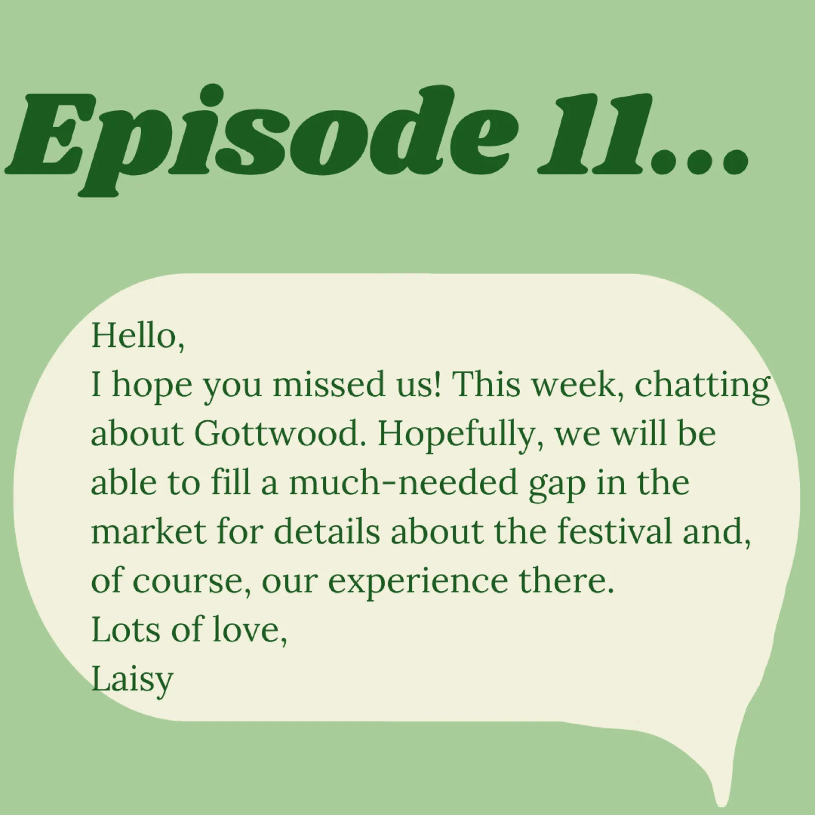 Laisy episode 11 card